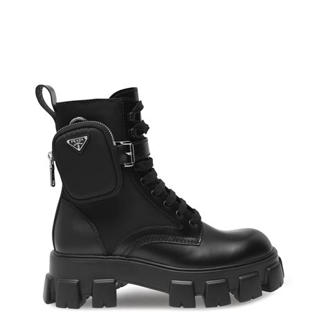 prada mens black boots|Prada black boots women's.